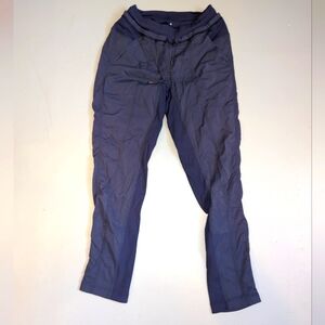 Navy Lululemon cropped dance studio pants size 2